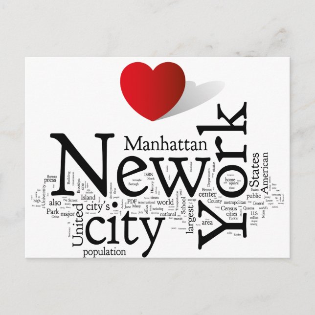 Carte Postale New York (Devant)