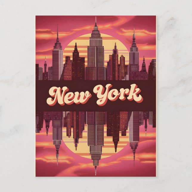 Carte Postale new york (Devant)
