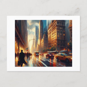 Carte Postale New York à Night,