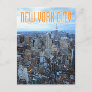 Carte Postale New York au crépuscule
