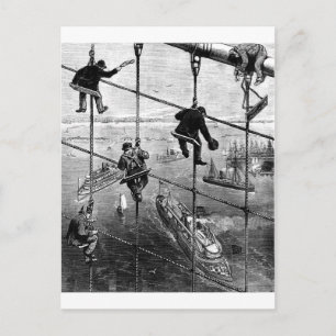 Carte Postale New York, Booklyn Bridge, 1883