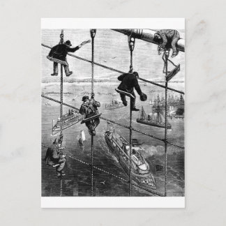 Carte Postale New York, Booklyn Bridge, 1883