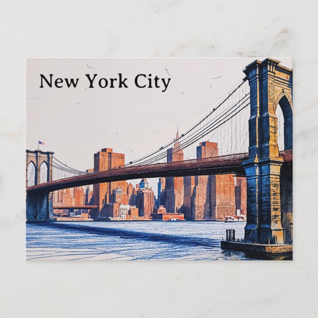 Carte Postale New York City (Devant)