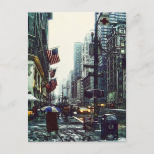 Carte Postale New York City en hiver