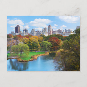 Carte Postale New York City Manhattan Central Park Panorama