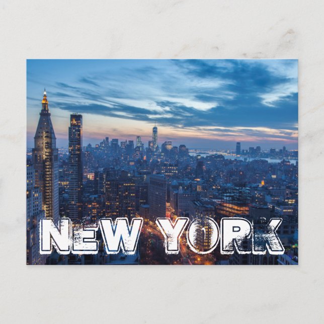 Carte Postale New York City, New York, États-Unis (Devant)