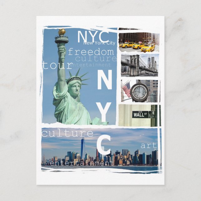 Carte Postale New York City Nyc (Devant)