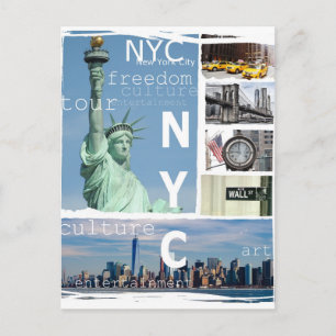 Carte Postale New York City Nyc