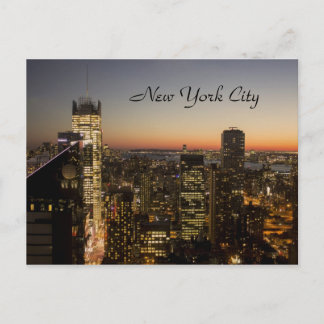 Carte Postale New York City Sunset Skyline