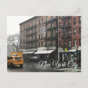 Carte Postale New York City Upper West Side Snow Photographie