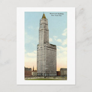Carte postale, New York City, Woolworth Building 1