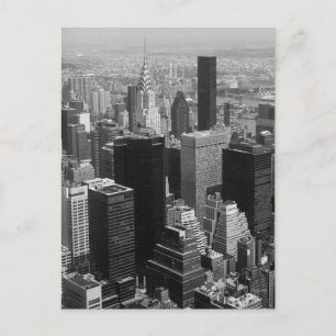 Carte Postale New York, Manhattan noir et blanc