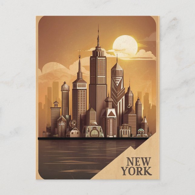 Carte Postale new york moderne (Devant)