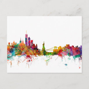 Carte Postale New York Skyline