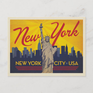 Carte Postale New York | Statue de la Liberté