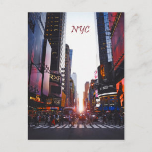 Carte Postale New York Times Carré