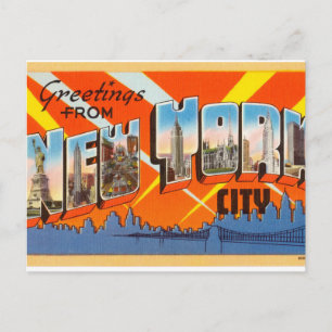 Carte Postale New York vintage
