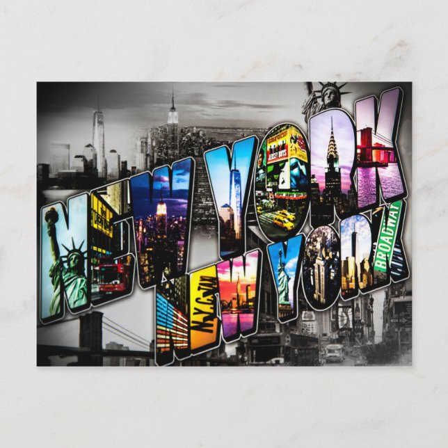 Carte postale New York Vintage (Devant)