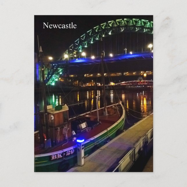 Carte postale Newcastle (Devant)