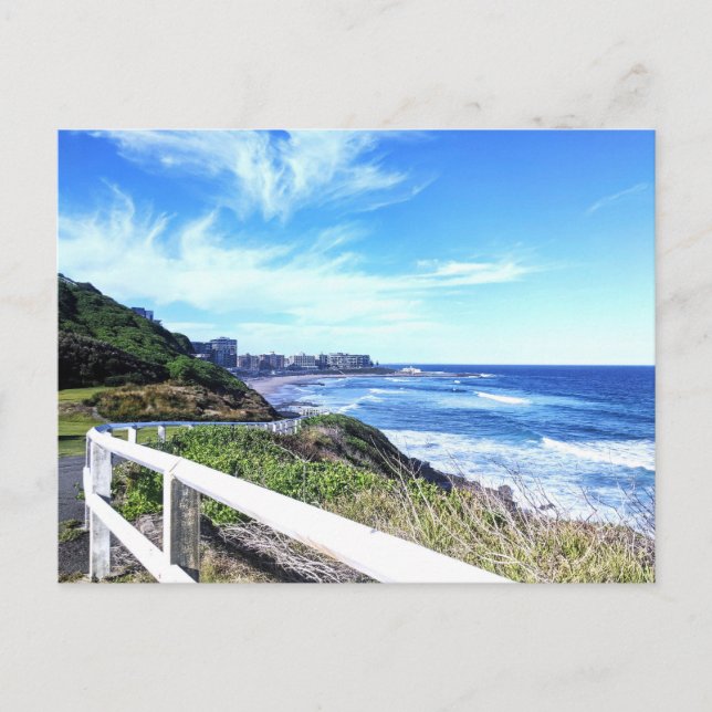 Carte Postale Newcastle Bathers Way NSW (Devant)
