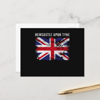 Carte Postale Newcastle Upon Tyne UK Drapeau Angleterre Souvenir