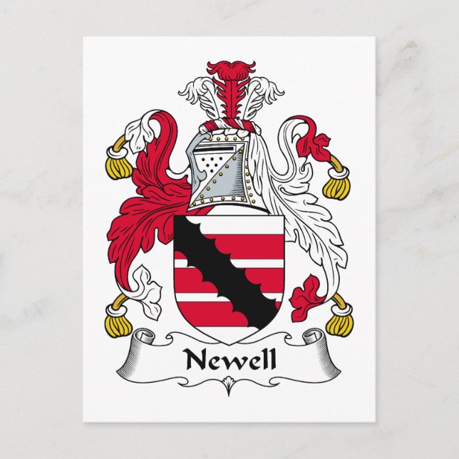 Carte Postale Newell Family Crest (Devant)