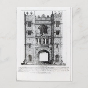 Carte Postale Newgate, Londres, pub. 1761