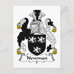 Carte Postale Newman Family Crest