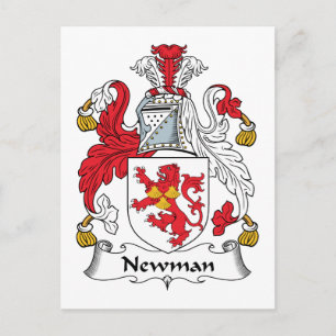 Carte Postale Newman Family Crest