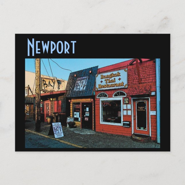 Carte postale Newport Bayfront (Devant)