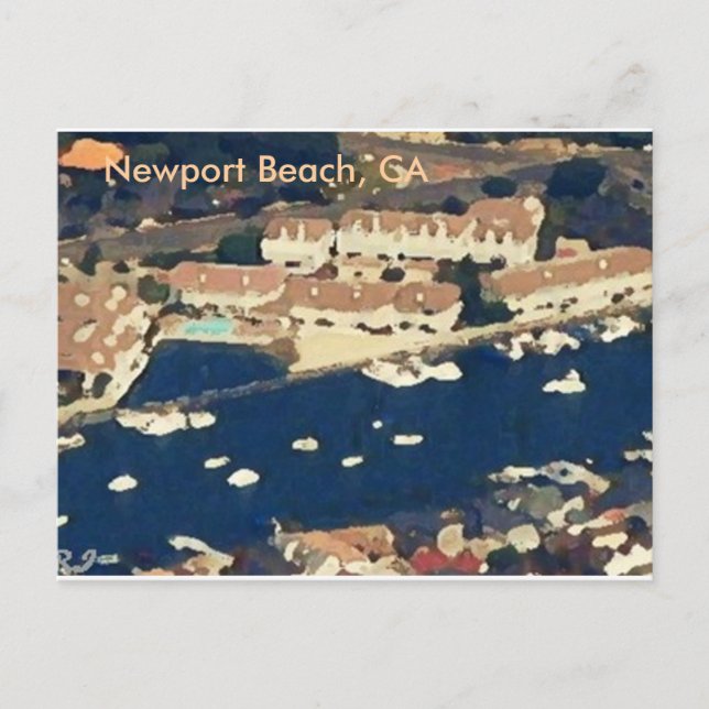 Carte Postale Newport Beach, CA (Devant)