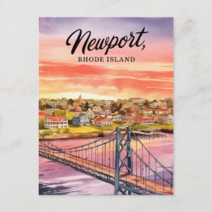 Carte Postale Newport, Rhode Island peinture
