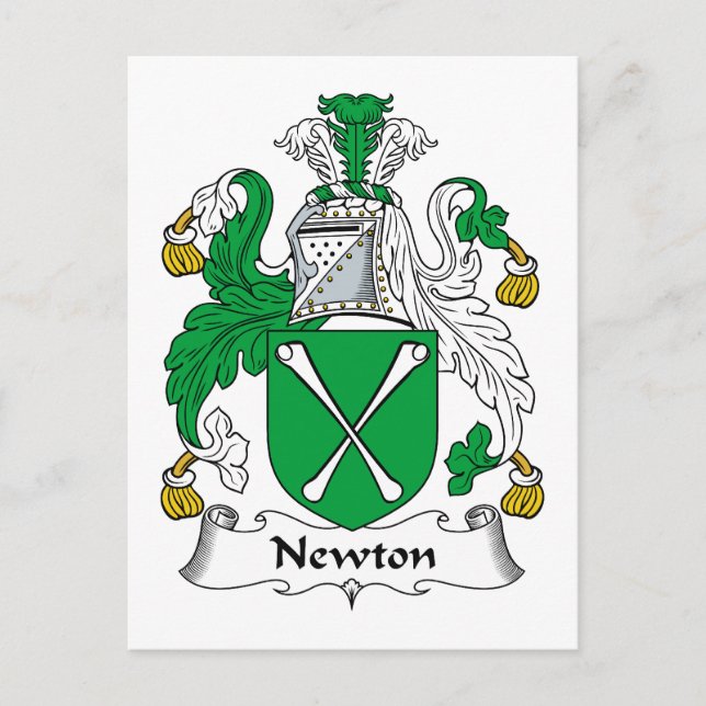 Carte Postale Newton Family Crest (Devant)