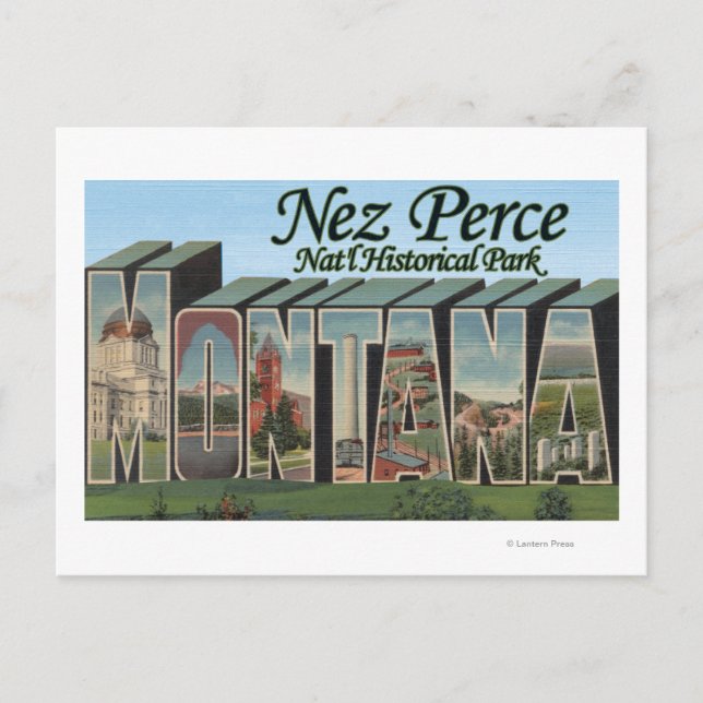 Carte Postale Nez Perce Nat'l Park, Montana (Devant)