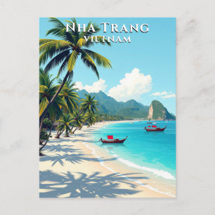Carte Postale Nha Trang Vietnam Beach Travel