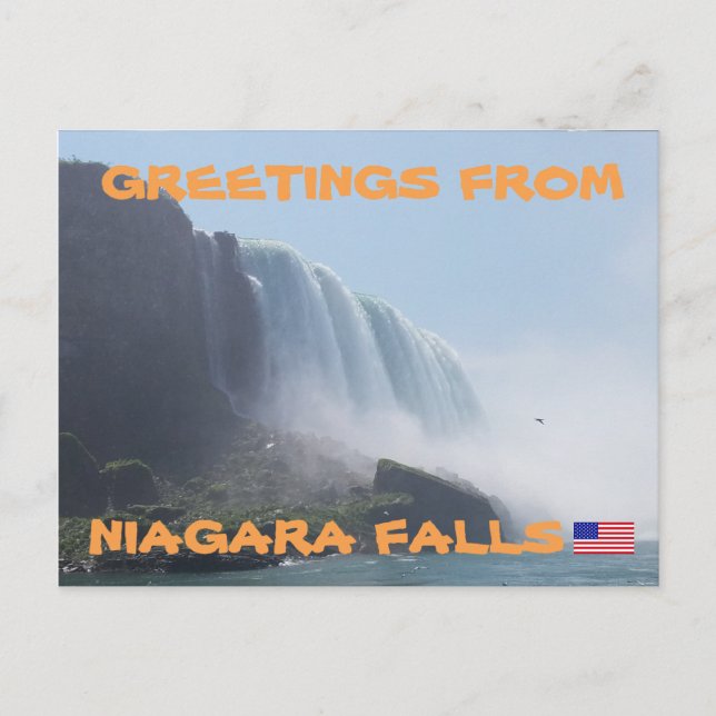 Carte Postale Niagara Falls New York, États-Unis (Devant)