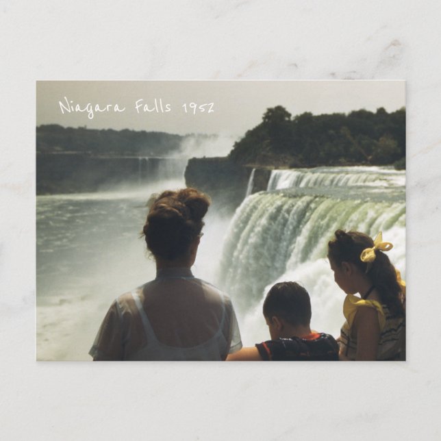 Carte postale Niagara Falls NY 1952 (Devant)