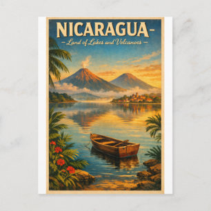 Carte Postale NICARAGUA – Terre de lacs et de volcans