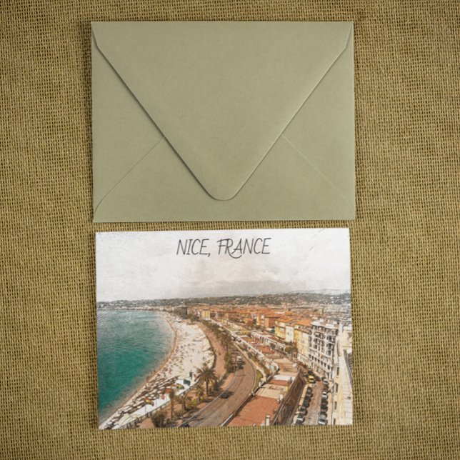 Carte Postale Nice France Promenade des Anglais (nice france promenade des anglais postcard)