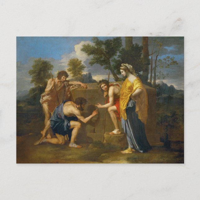 Carte Postale Nicolas Poussin - Et in Arcadia ego (Devant)