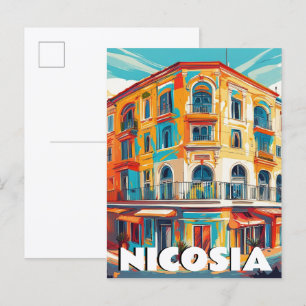 Carte Postale Nicosie, Capitale de Chypre