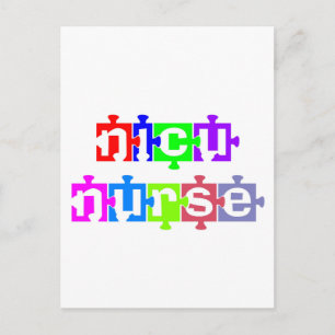 CARTE POSTALE NICU NURSE PUZZLE PIECE