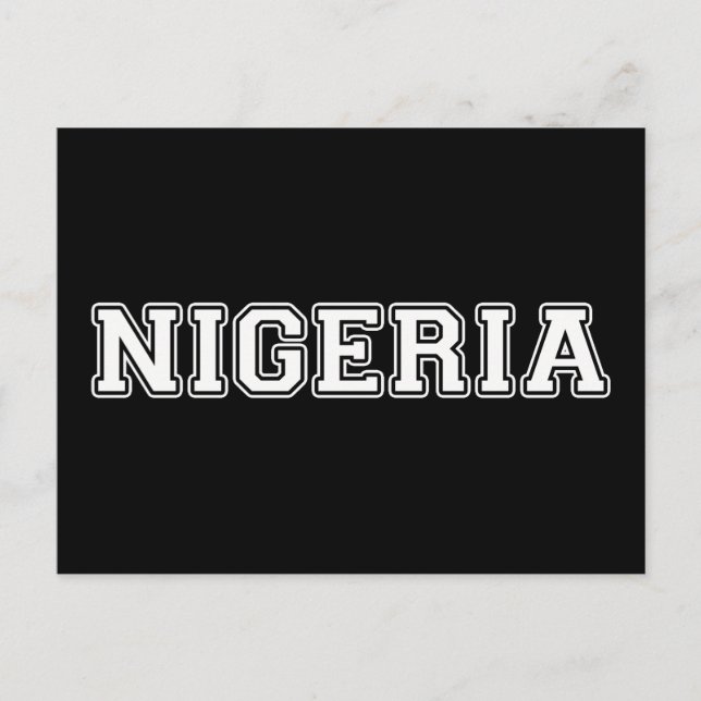 Carte Postale Nigéria (Devant)