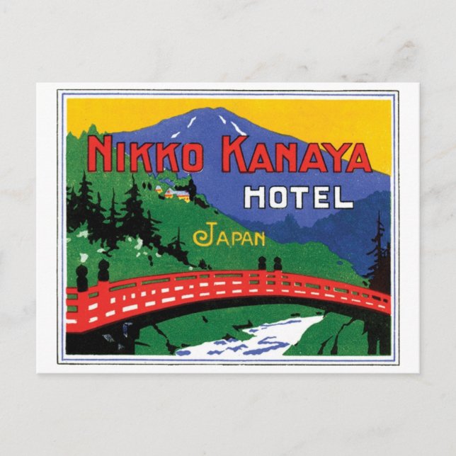 Carte Postale Nikko Kanaya Hotel Japon (Devant)