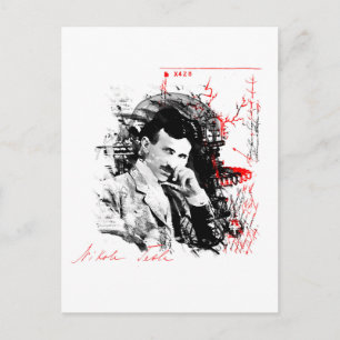 Carte Postale Nikola Tesla