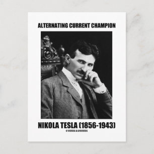 Carte Postale Nikola Tesla