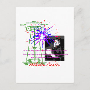 Carte Postale Nikola Tesla
