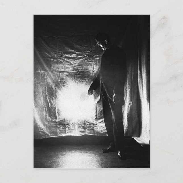 Carte Postale Nikola Tesla vers 1890 (Devant)