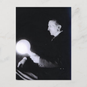 Carte Postale Nikola Tesla vers 1898.