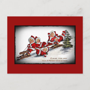 Carte Postale Nimblie Nicks Ride a Sled